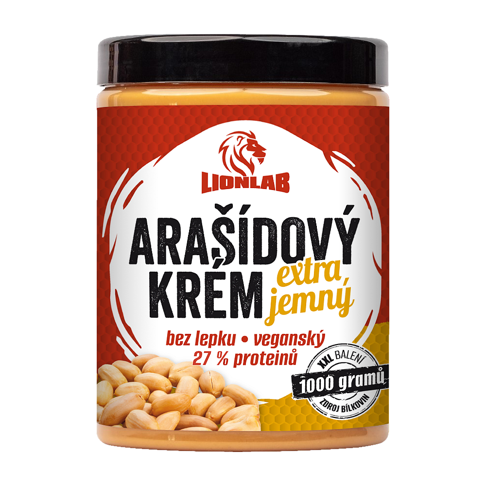 Arašídový krém - 1000 g, extra jemný