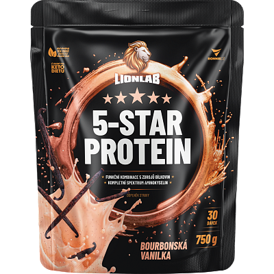 5-Star Protein - 750 g, bourbonská vanilka