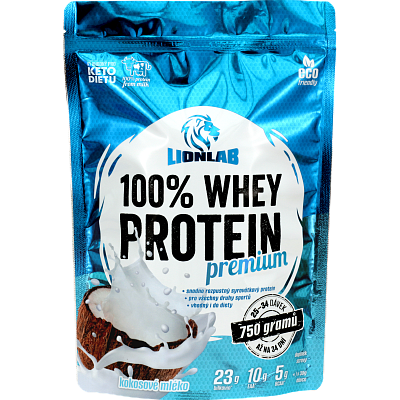 100 % Whey Protein - 750 g, kokosové mléko