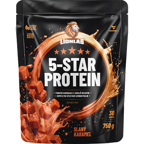 5-Star Protein - 750 g, slaný karamel