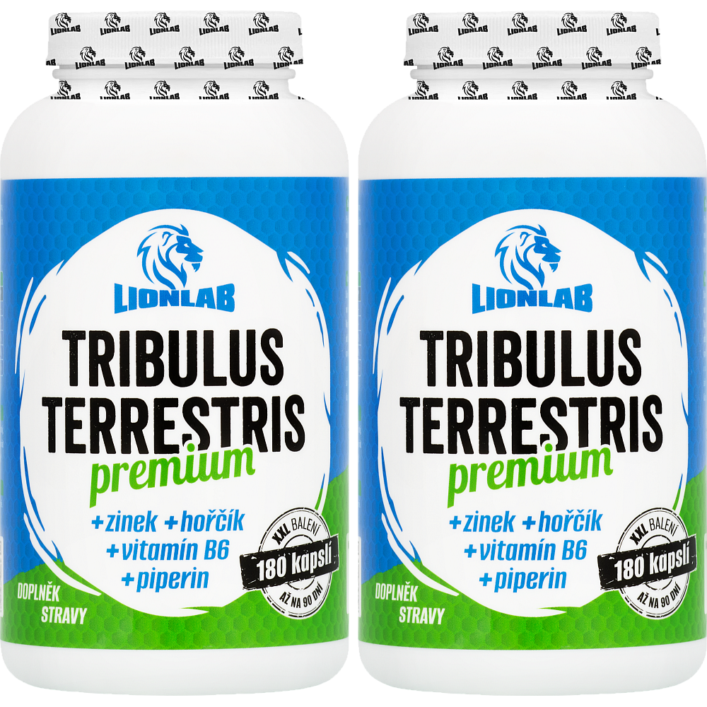Tribulus Terrestris Premium XXL - akce 180+180 kapslí zdarma