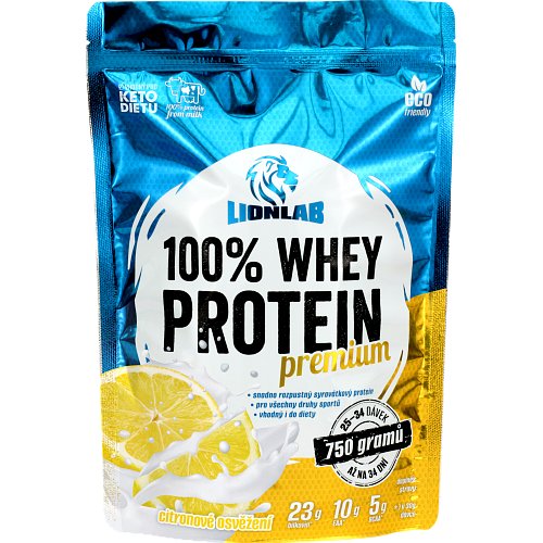 100 % Whey Protein - 750 g, citronové osvěžení