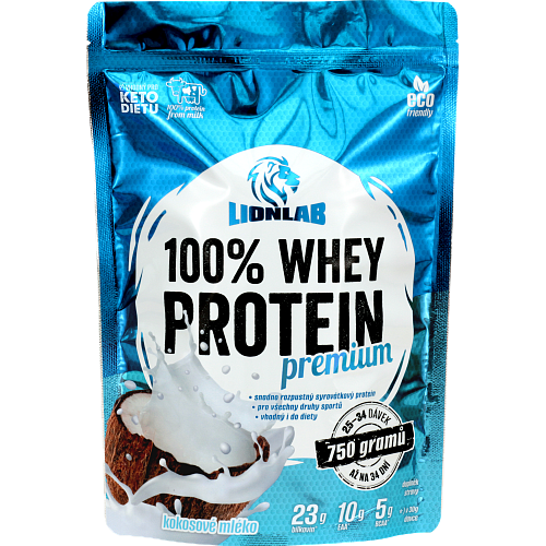 100 % Whey Protein - 750 g, kokosové mléko