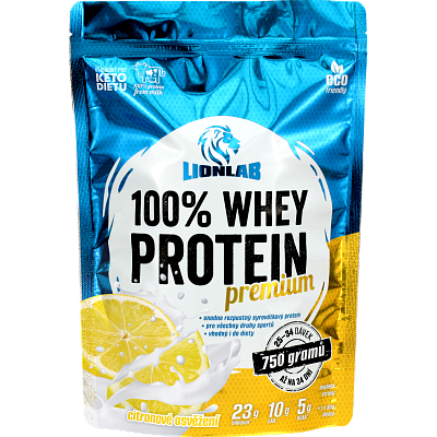 100 % Whey Protein - 750 g, citronové osvěžení