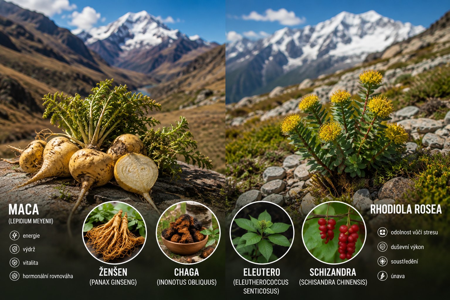 Adaptogeny mimo ashwagandhu: maca, rhodiola a co dalšího stojí za pozornost