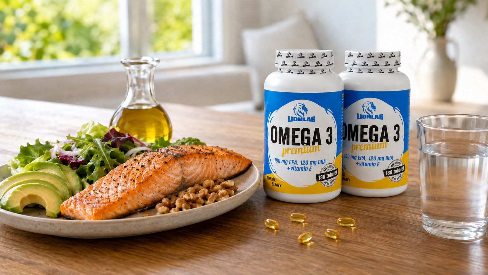 Omega-3 Premium XXL: proč doplňovat zdravé tuky