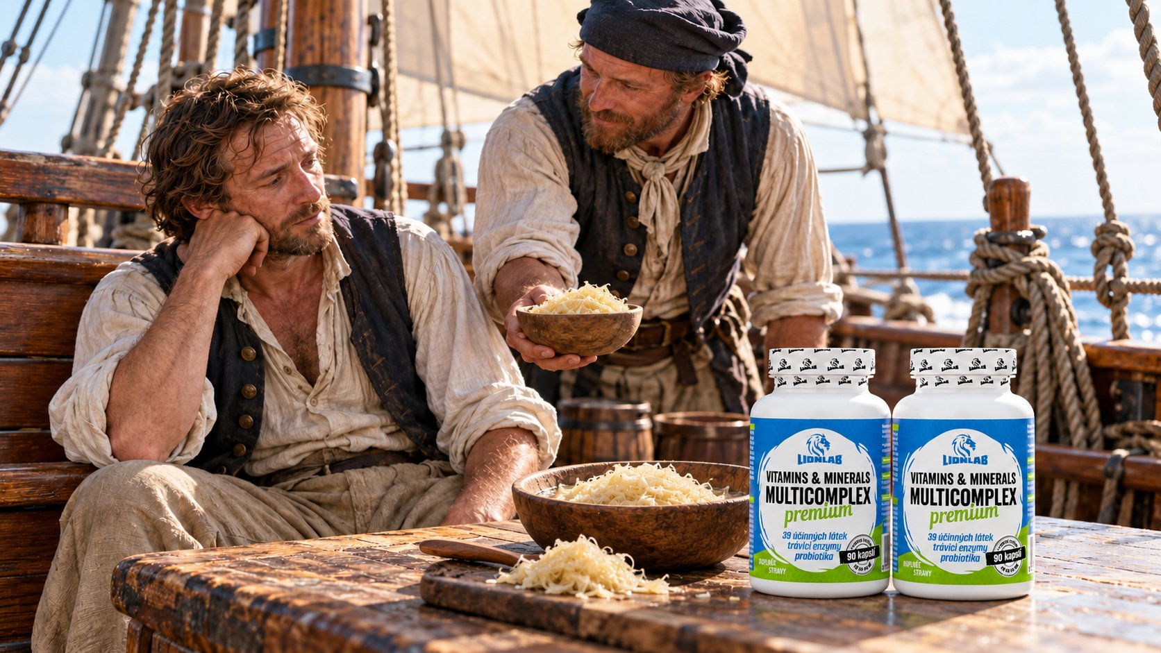 Vitamíny: od kurdějí na plachetnicích po tabletu na snídani